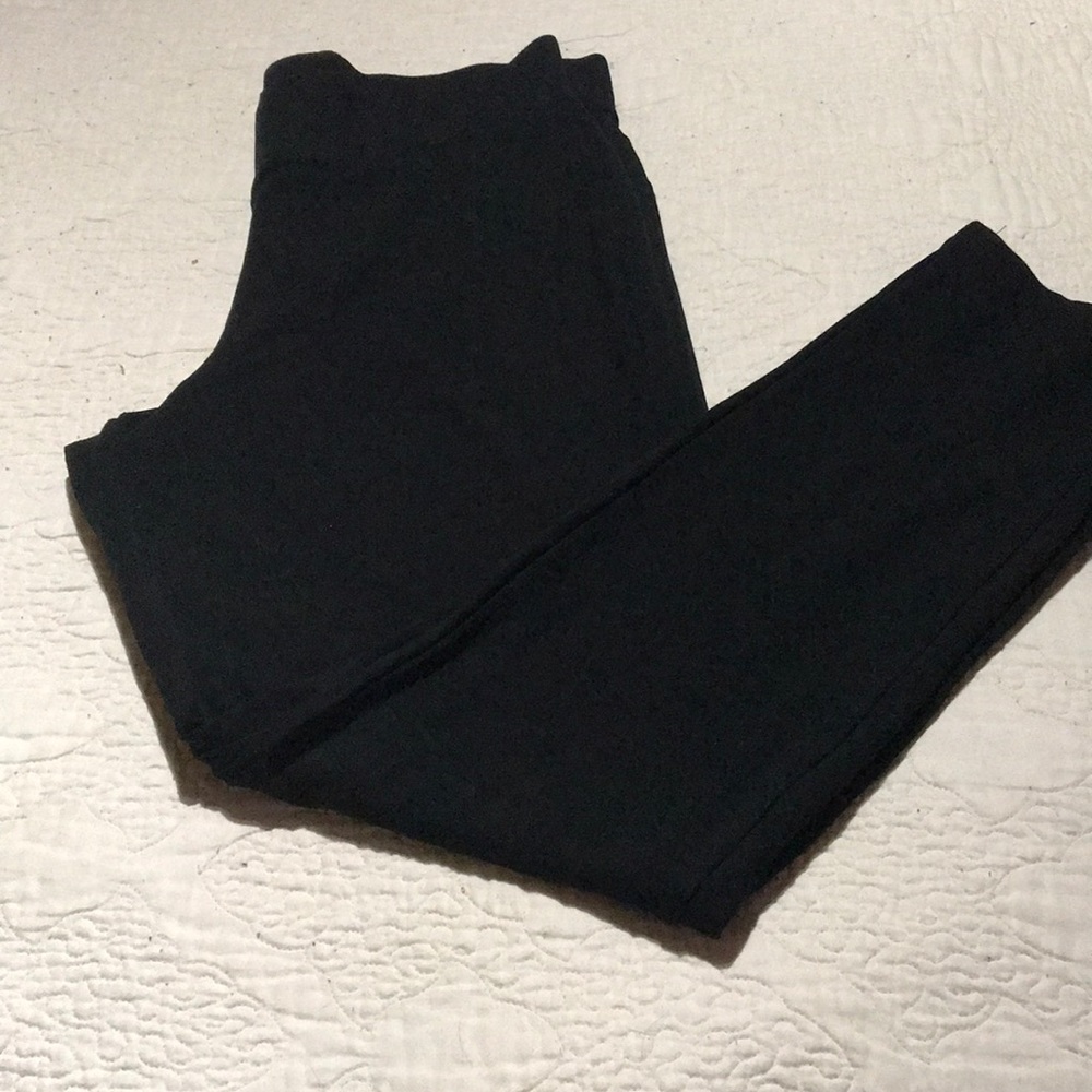 Black trouser leggings. Size 18/20